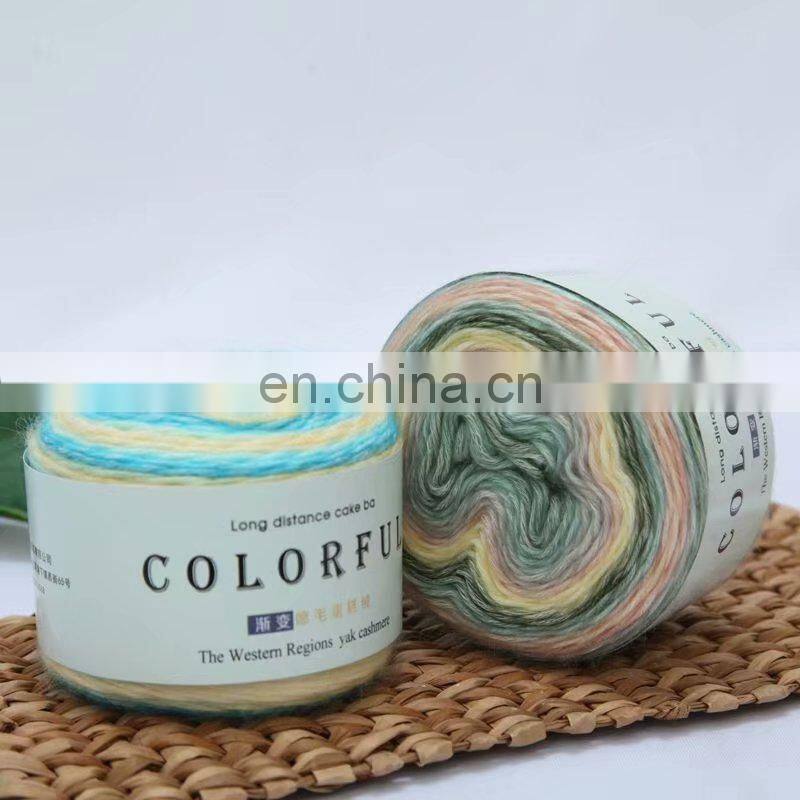 new style cotton /acrylic blend yarn for weaving and knitting