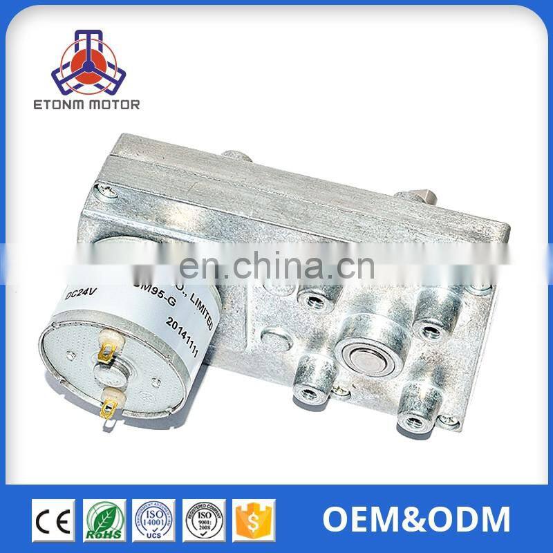 large torque dc flat gearbox motor 12v 24v