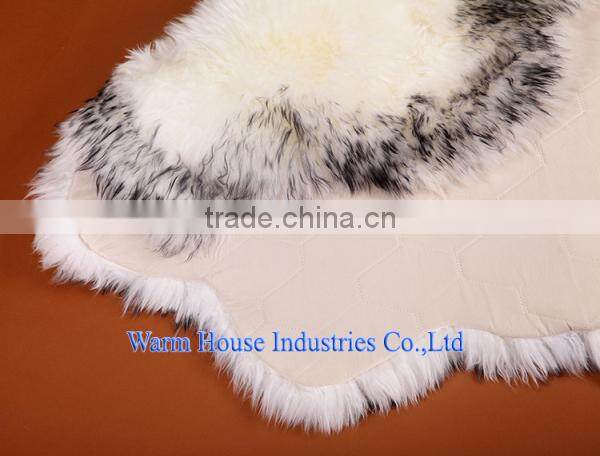 Wholesale Circular Sheepskin Rugs Carpet for Home Decorative