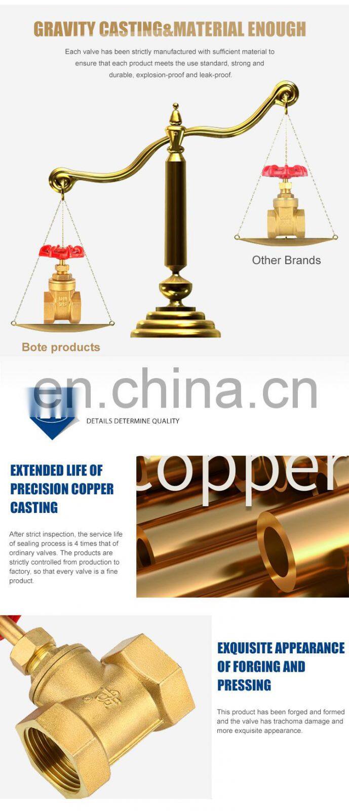 BT4015 superior low price brass casting dn150 gate valve