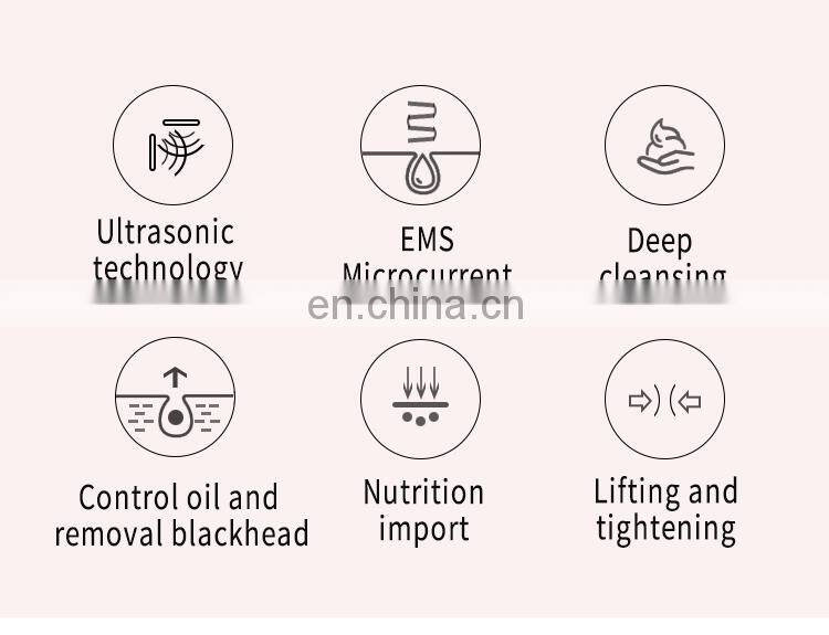 New products face scrubber ultrasonic facial scrubber beauty device