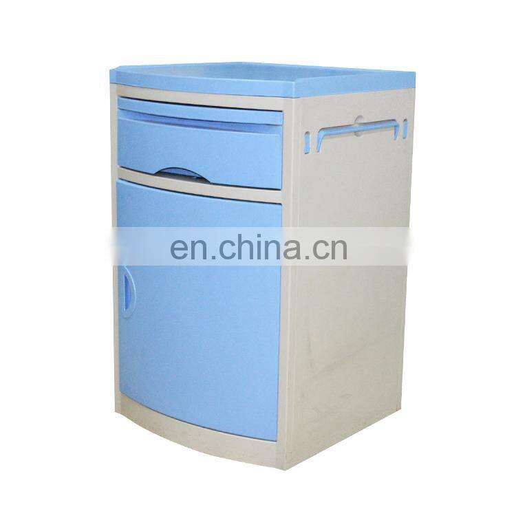 China Hospital Furniture Medical Abs Bedside Cabinet Patient Cabinet