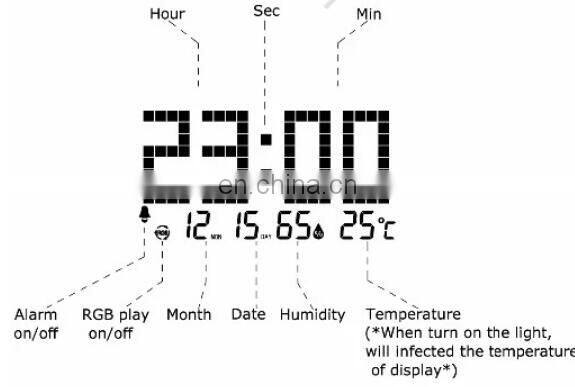 Remote control USB sunlight Wake Up FM Radio And Snooze Function Smart LED Alarm Desk & Table Clocks