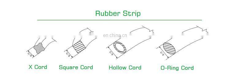 Round Square Rectangular NBR FKM Silicone Rubber ORing Cord Seal
