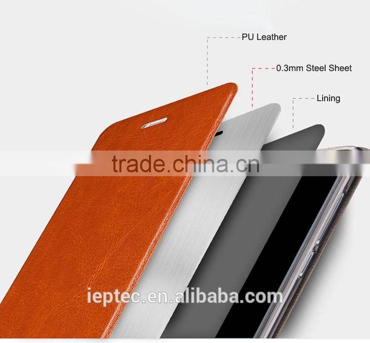 MOFi Luxury Phone Cases Cover for XiaoMi Mi4C, Retro PU Leather Flip Style Phone Cases