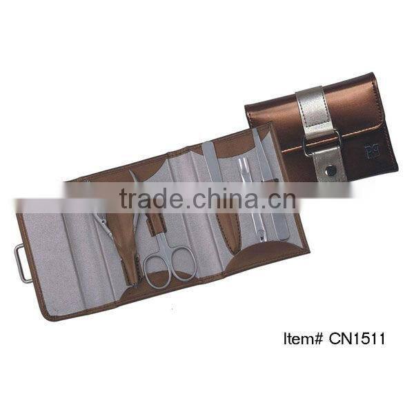 PVC button bag 5 pcs german manicure sets