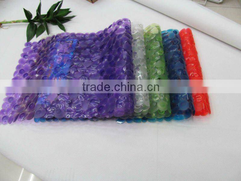 Modern colourful bath rug