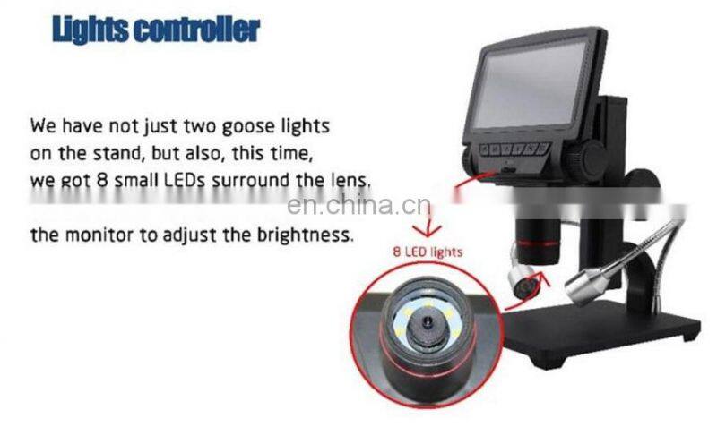 ADSM301 Andonstar 5 Inch Screen Digital Microscope USB Microscope for PCB Repair Tool