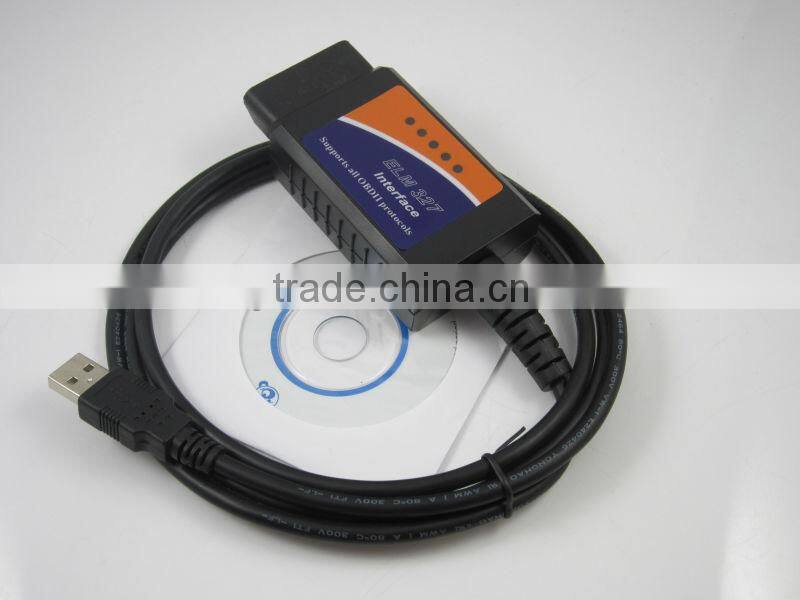 Cheap OBD2 Car Diagnostic Tool with Bluetooth Connection to Windows PC/Phone