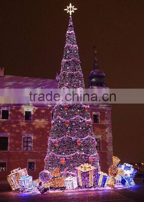 2015 outdoor 18 meters christmas tree with led lights