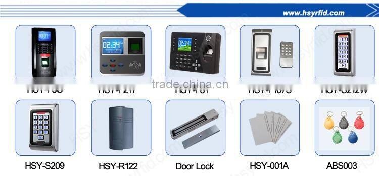 2016 Best selling product access control time attendance for gate entry support Spanish