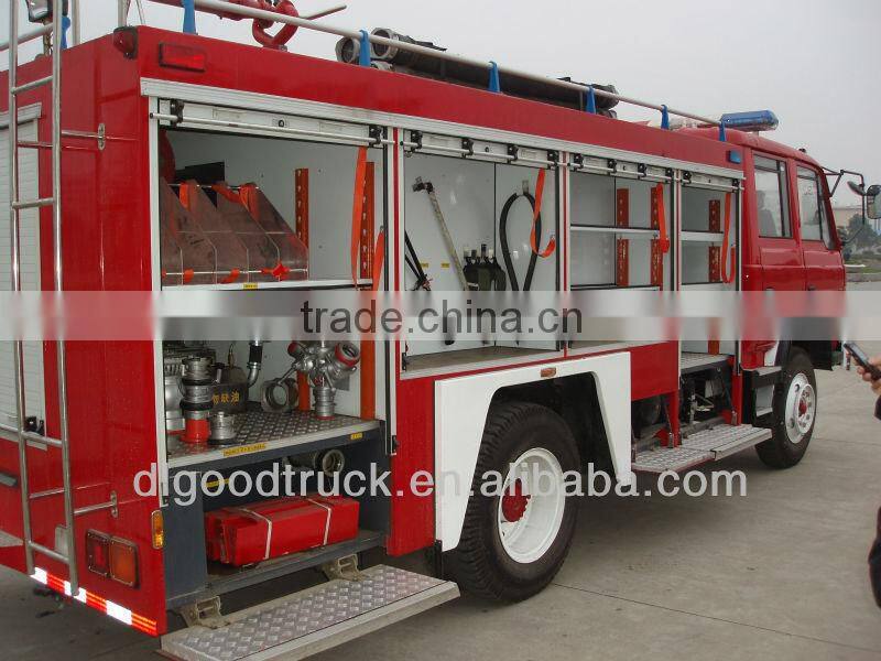 Dongfeng 4x2 water-foam tank fire truck 5000Liter foam 1000Liter