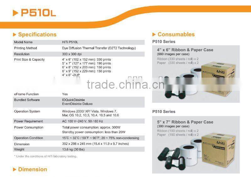 Digital HiTi P510L thermal printer