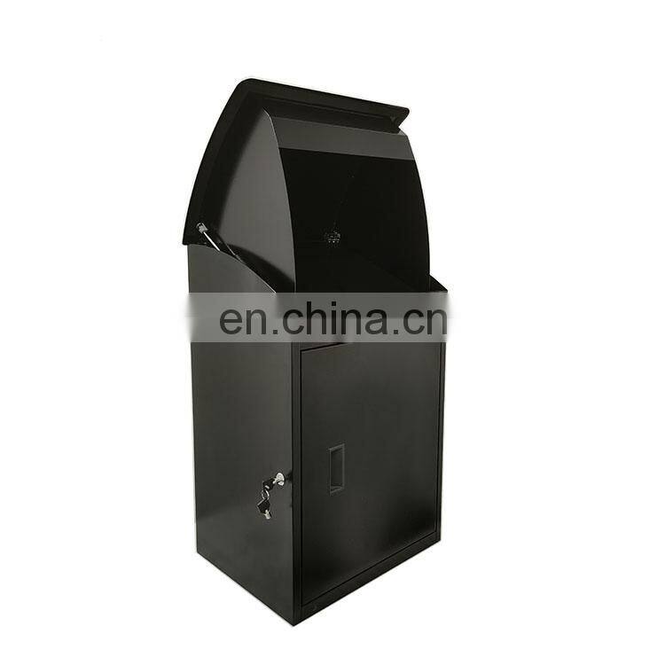 High Quality Black Drop Box Parcel Box Large For Package