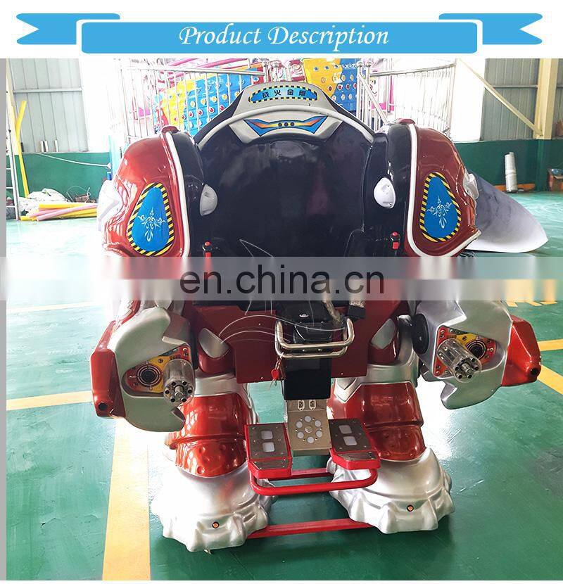 Amusement walking robot shopping mall children walking robot ride walking robot rides for sale