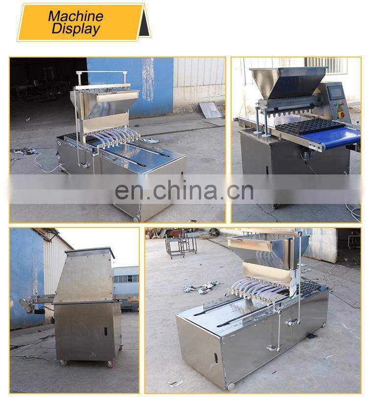 automatic batter dispenser swiss roll machine cupcake production line