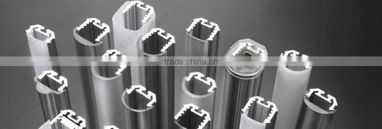 Quality Assured china aluminium profile led strip channel aluminium profile led with opal transparent diffuser cover