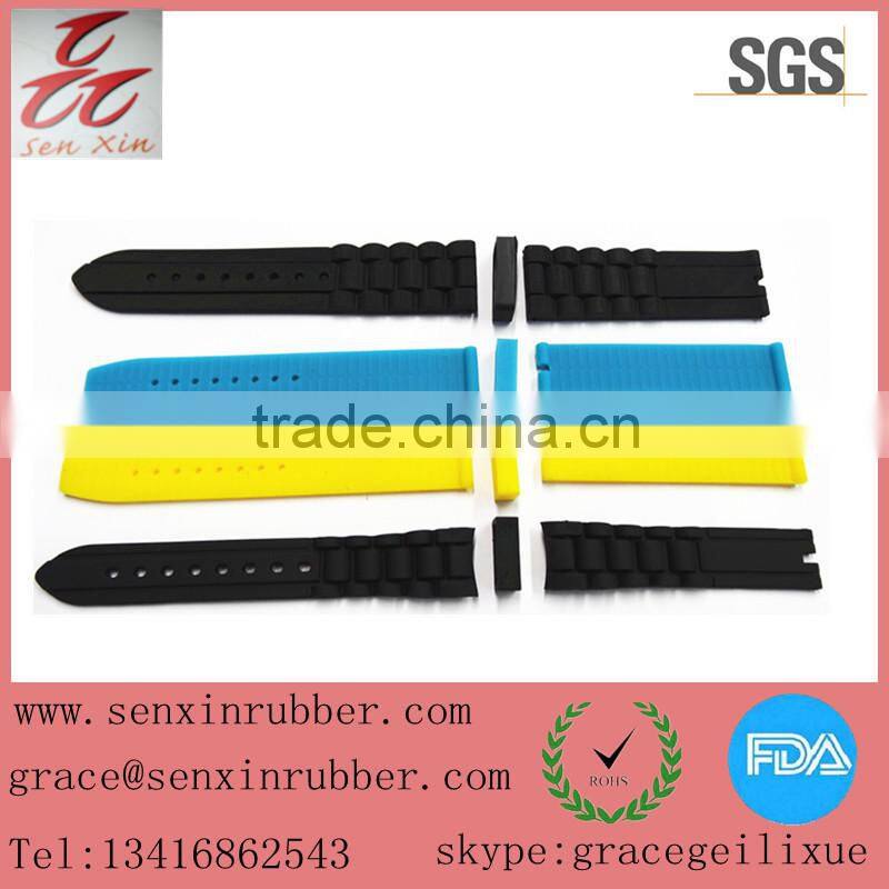 silicone rubber watch chain