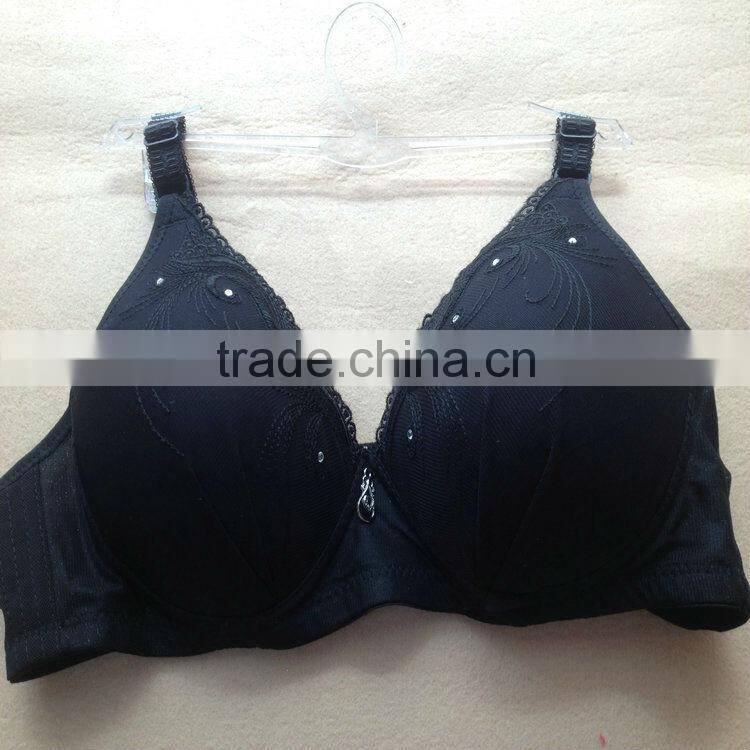1.15USD 36-42C Cup High Quality Adjustable Fashional Ladies Sexy Bra Without Rim Inside, Fat Women Push Up Sexy Bra(gdwx212)