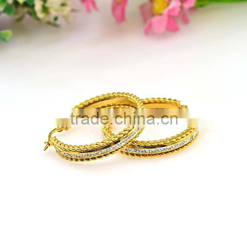 new 2016 latest gold earring design simple gold earring designs for women