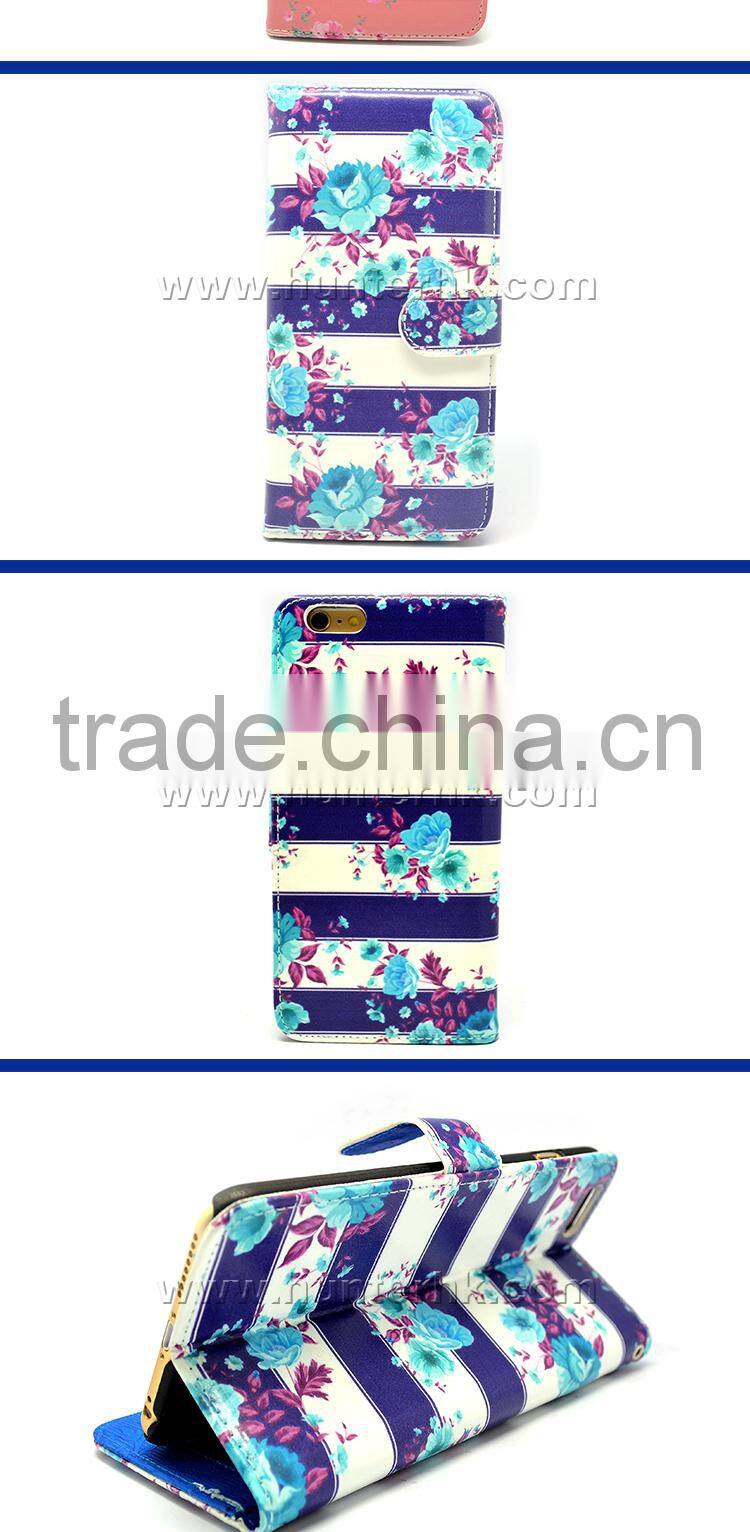 Printed For iphone6S Plus Flip Wallet Case