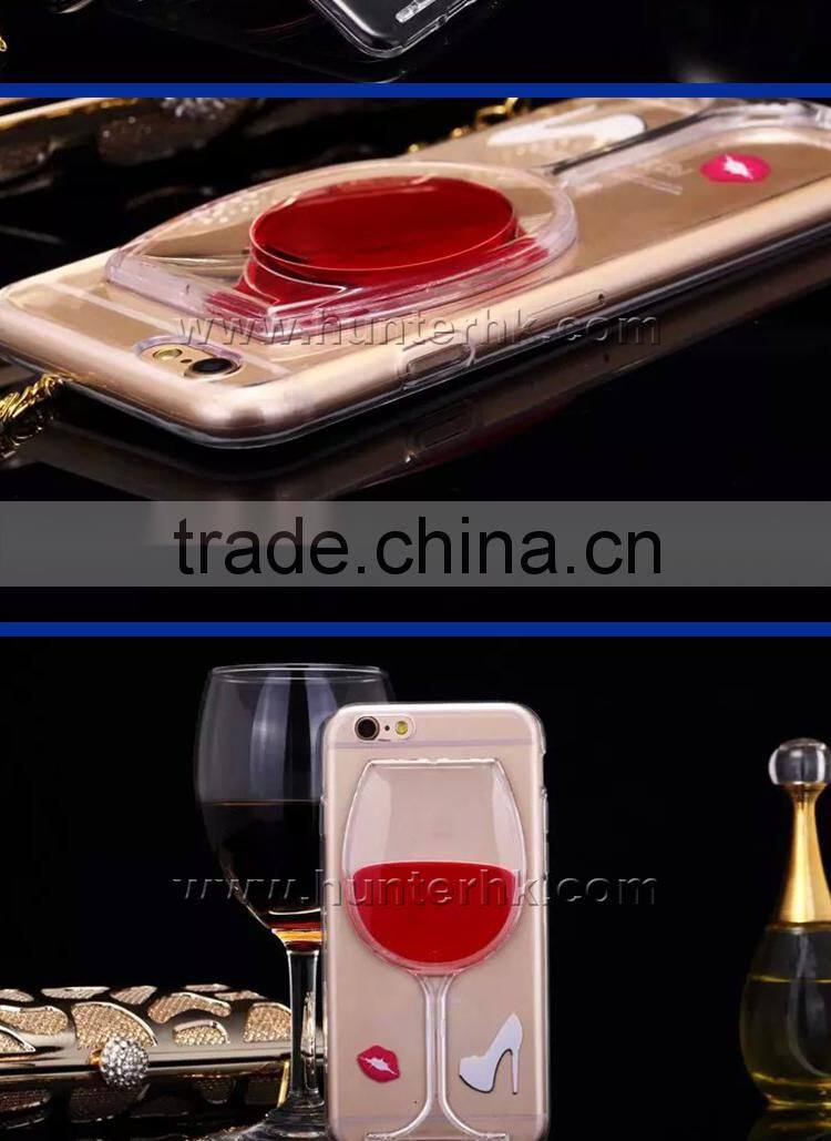 Liquid Red Wine Mobile Phone Cover For iphone6s