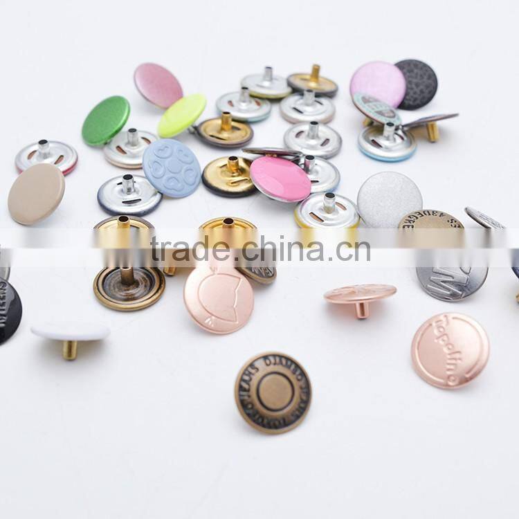 Factory Direct Sale Clothing Snap Buttons Custom Metal Button Snaps For Coat