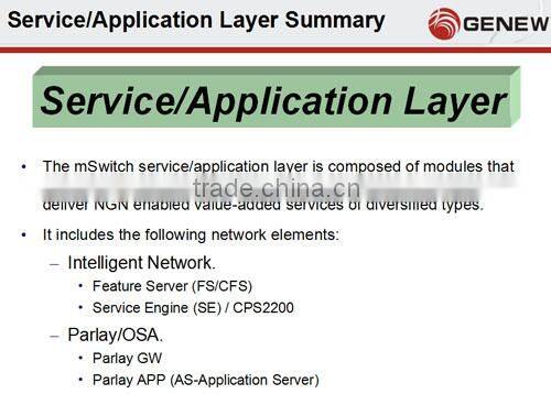 Genew mSwitch 14U Multimedia key switch legacy PSTN VoIP Switch soft switch