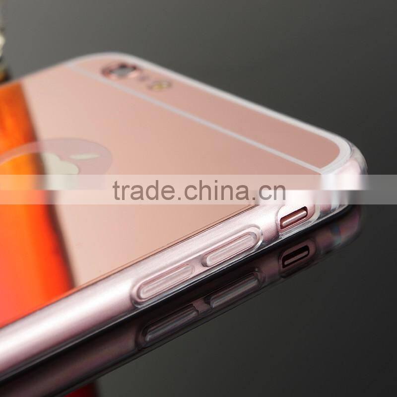 TPU SOFT Waterproof phone case Manufacturer Mirror Case For Iphone 6