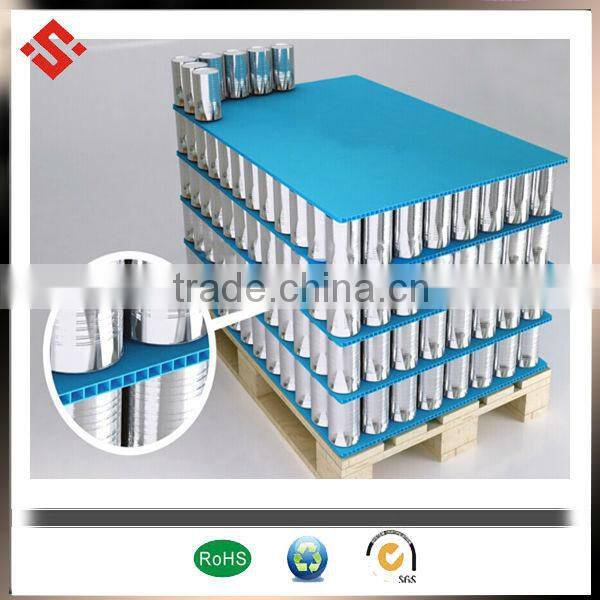 4mm Thick Plastic PP Corrugated Sheet for bottle Layer Pads