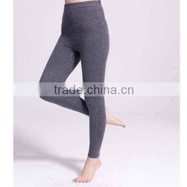 wear under skirt black Cashmere leggings for women