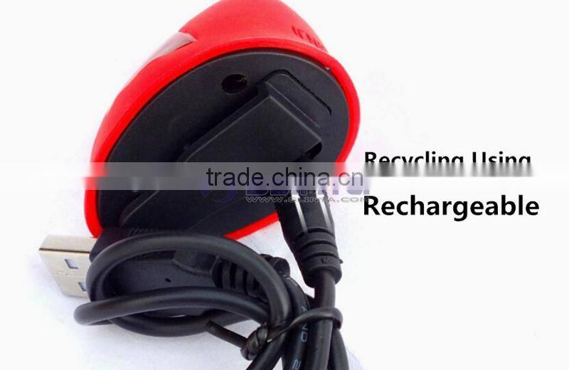 2 LED 4 Color Option ABS Material Alien Shape Bike Light Spider Tail Light