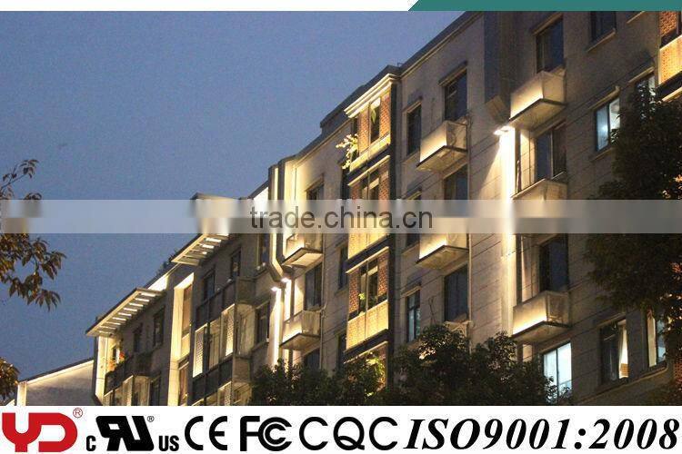 IP68 fireproof V-0 high power high building wall washer CE UL approved