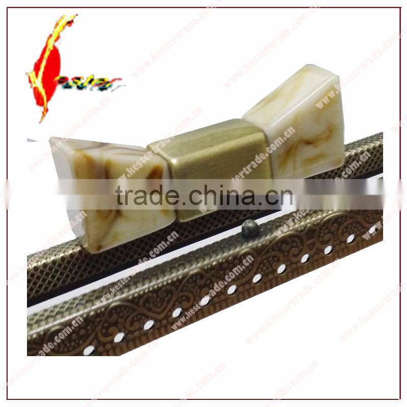 20cm fashion color bow lock purse frame wholesales