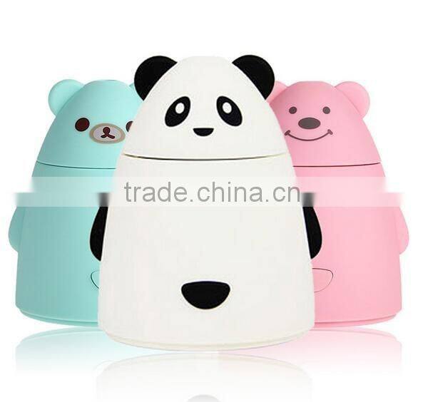 2016 Aroma Diffuser Aromatherapy Air Purifier LED USB Cartoon Cute Panda Humidifier