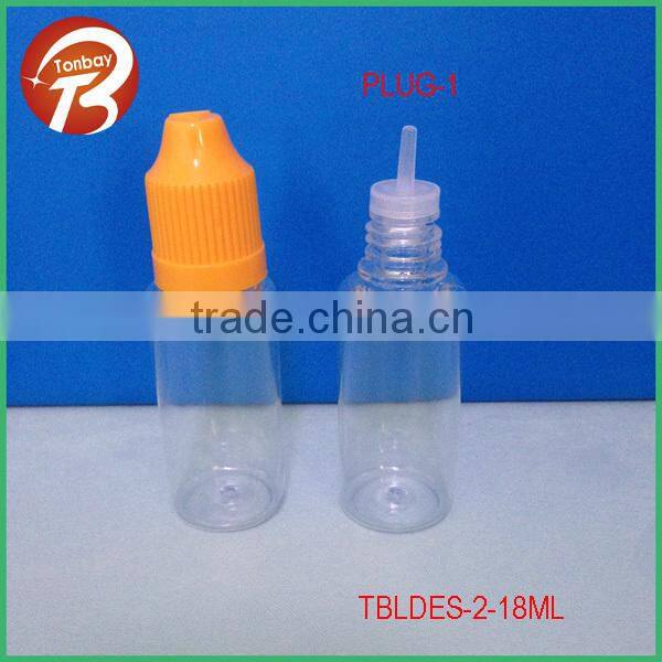 20ml PET plastic dropper bottle for eliquid E juice eye dropper bottle
