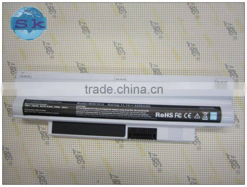 6-Cell 10.8V White Li-ion Battery for Dell Inspiron Mini 1012 2T6K2 854TJ