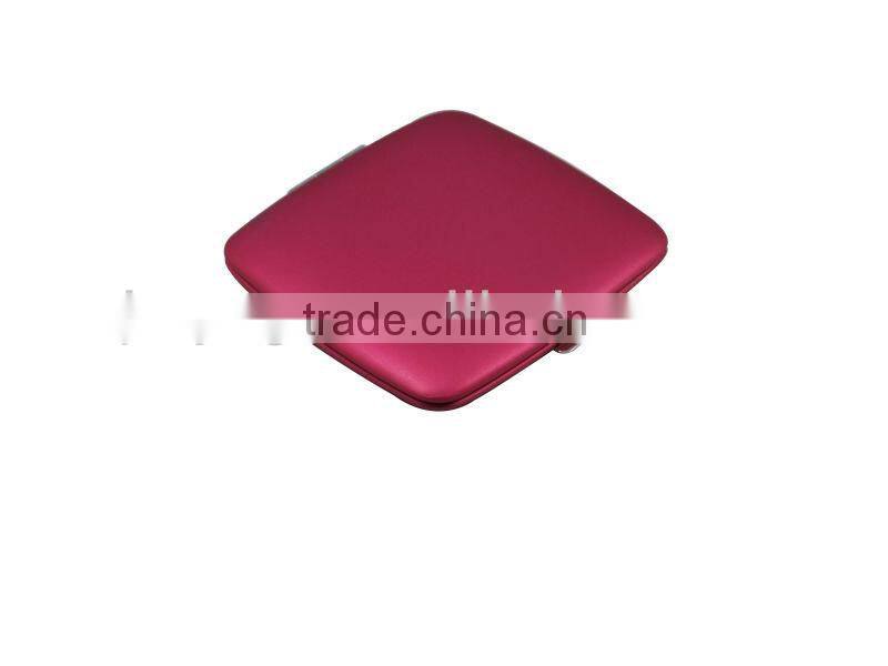 Aluminium mini makeup compact mirror