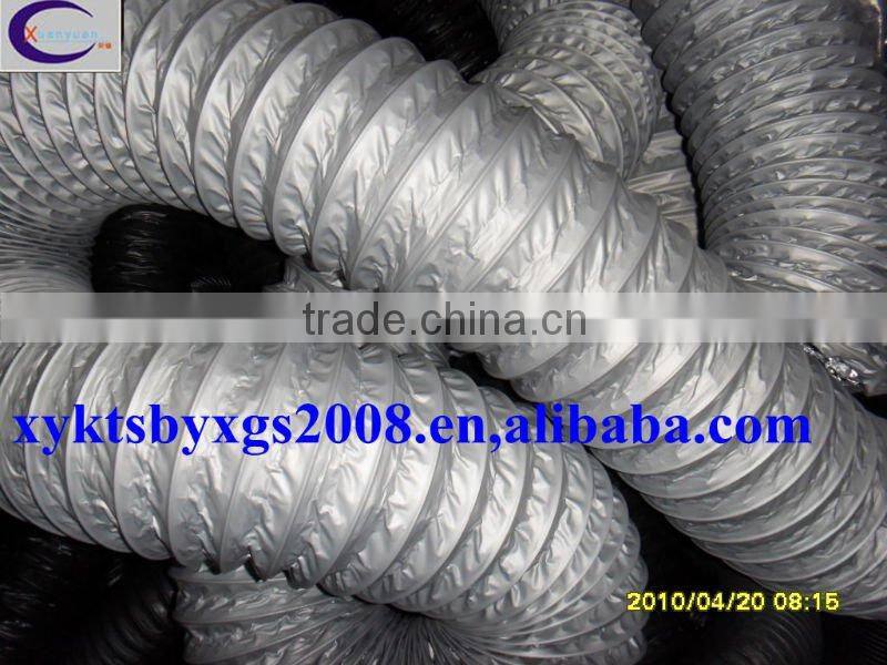 GREY SINGLE LAYER COMBI PVC FLEXIBLE VENT DUCTING OEM
