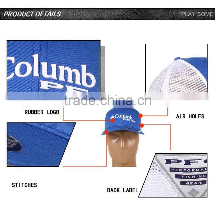 Custom mesh back 3d logo high quality trucker hats