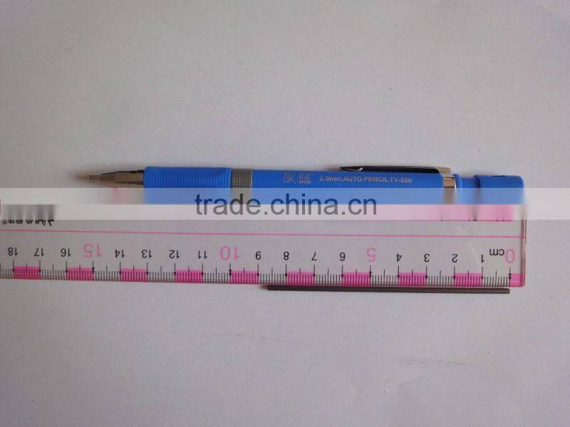 office&school colored Mechanical pencil 2.0mm automatic smart black pencil