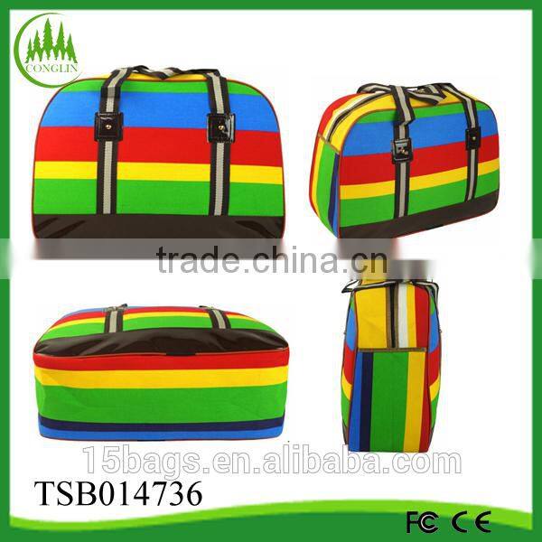 High quality black leisure sports wholesale fashion PU travel bag
