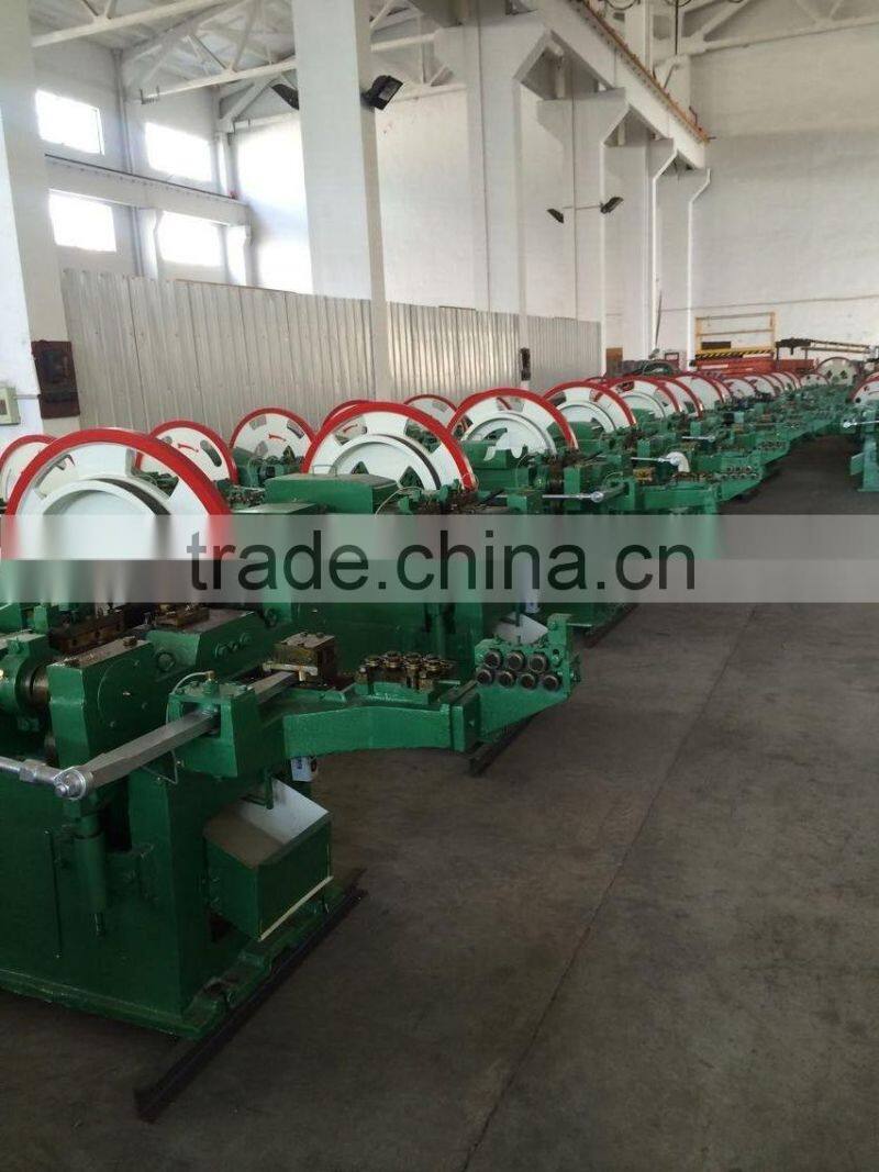 Wire drawing machine for making nail