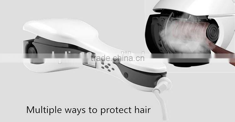 Negative Ions Magic Hair Curler LCD display Screen Automatic Hair Device