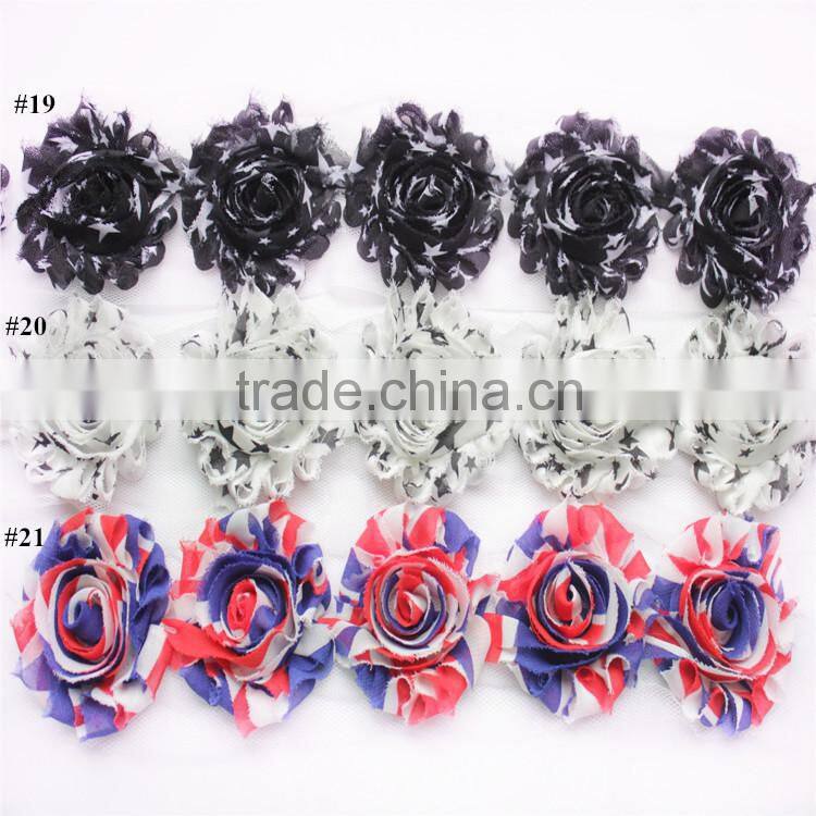 Flag Day Super Soft 5/8 Printed Fold Over Elastic,Elastic For Baby In Stock