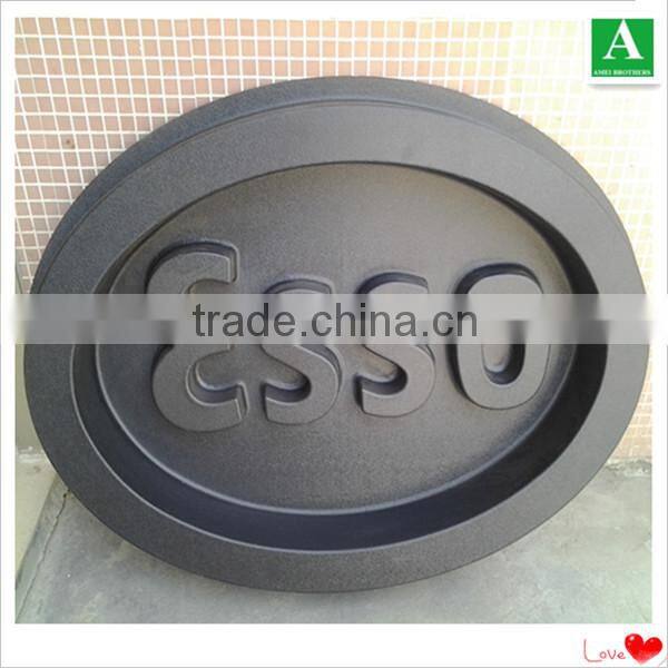 Custom shape PMMA vacuum froming round plastic light box