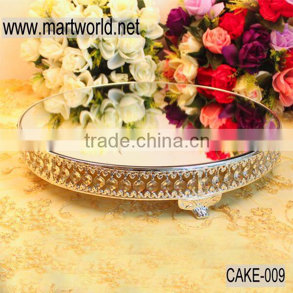 Mignon cake stand surrounded with crystals for wedding decoraton& home &party(cake-009)