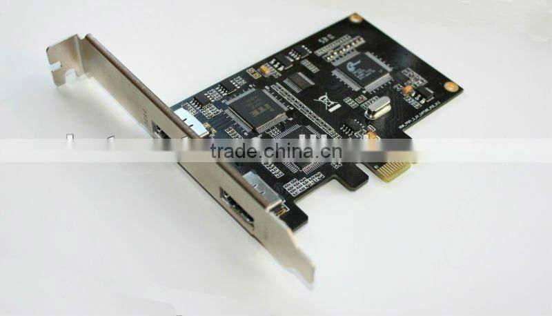 multimedia application of real-time data transmission PCI-E av dv capture card