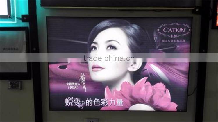 Edgelight aluminum frameless textile AF40 plexiglass LED light box made in Shanghai