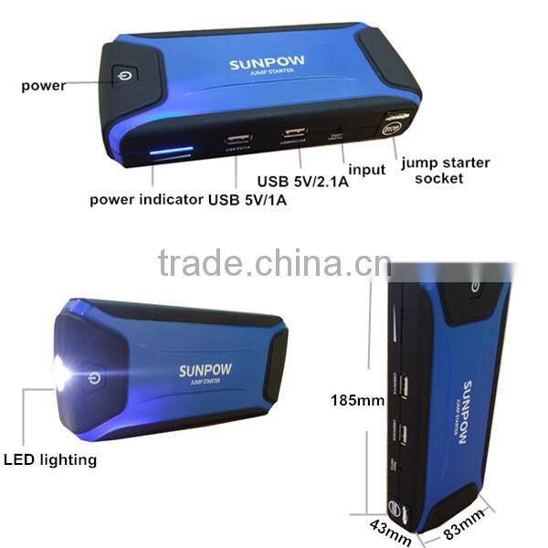 Car accessories jump starter with air compressor car battery jump starter